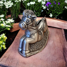 Load image into Gallery viewer, Pewter Rocking Horse