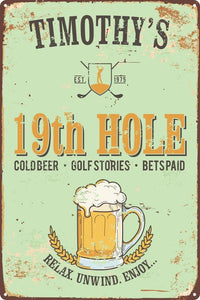 19th Hole Sign - Wooptooii