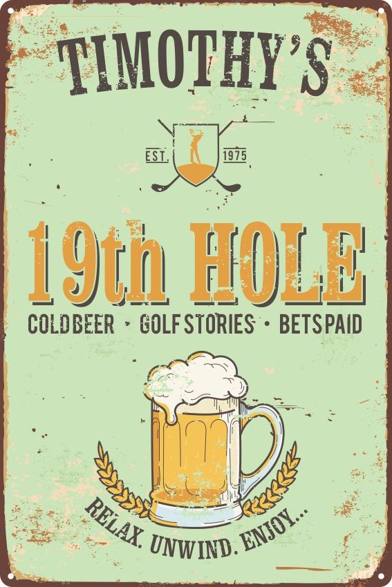 19th Hole Sign - Wooptooii