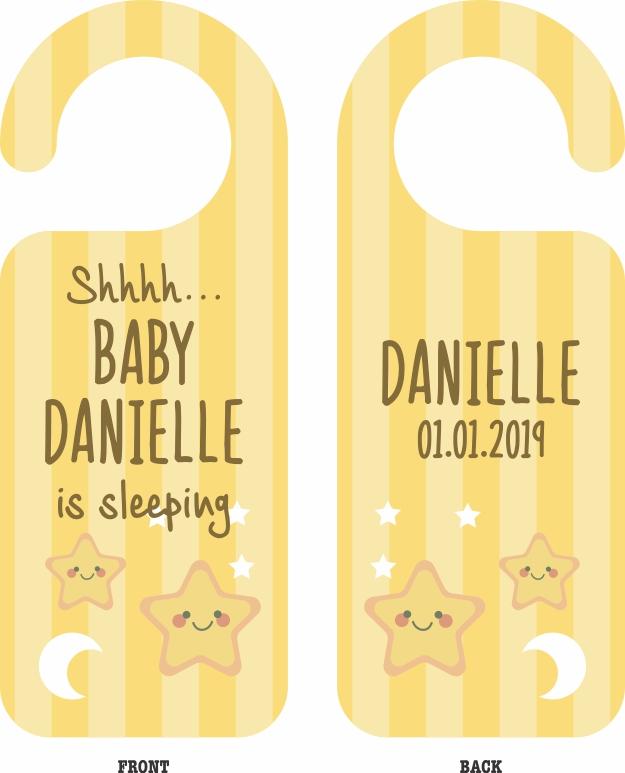 Baby Door Hangers - Wooptooii