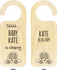 Baby Door Hangers (Wooden) - Wooptooii