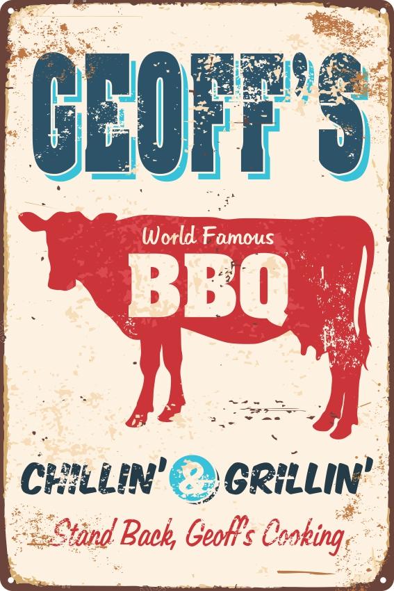 Chillin' & Grillin' Sign - Wooptooii