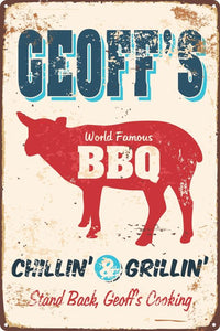 Chillin' & Grillin' Sign - Wooptooii