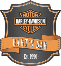 Load image into Gallery viewer, Harley Davidson Logo Custom Shield - Wooptooii