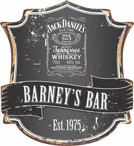 Jack Daniels Logo Custom Shield - Wooptooii