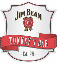 Load image into Gallery viewer, Jim Beam Logo Custom Shield - Wooptooii