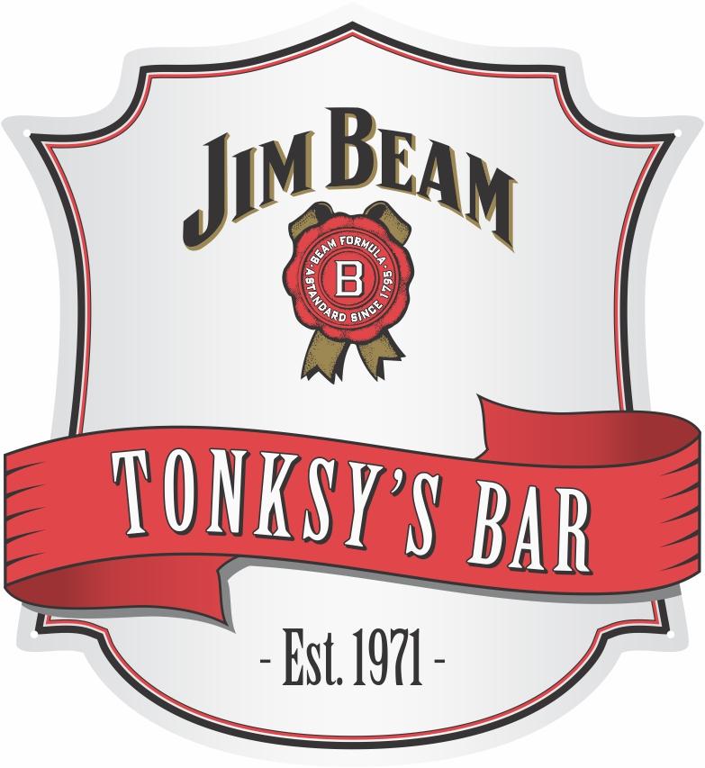 Jim Beam Logo Custom Shield - Wooptooii