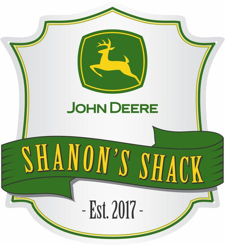 John Deere Logo Custom Shield - Wooptooii