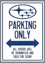 Load image into Gallery viewer, Car Parking Sign - Wooptooii