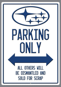 Car Parking Sign - Wooptooii