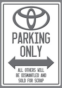 Car Parking Sign - Wooptooii