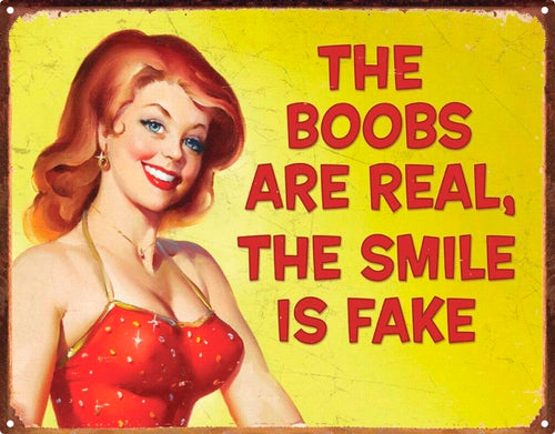 Smile is Fake Sign - Wooptooii