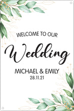Load image into Gallery viewer, Wedding Sign - Leaf