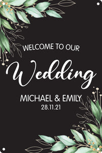 Wedding Sign - Leaf