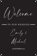 Load image into Gallery viewer, Wedding Sign - B&amp;W - Wooptooii