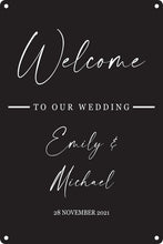 Load image into Gallery viewer, Wedding Sign - B&amp;W