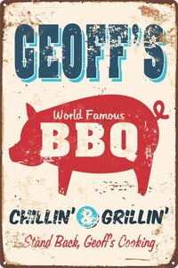 Chillin' & Grillin' Sign - Wooptooii