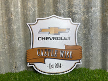 Load image into Gallery viewer, Chevrolet Logo Custom Shield