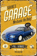 Load image into Gallery viewer, Custom Aged Garage Sign - Wooptooii
